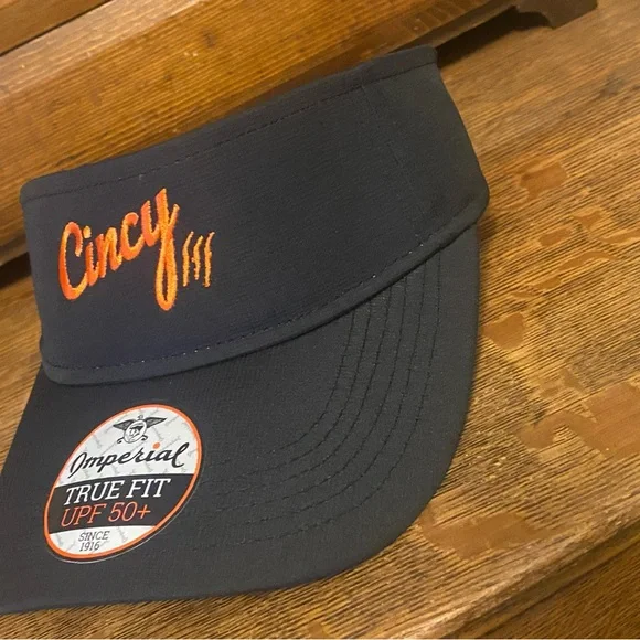 NWT Cincy Black and Orange Visor, Bengals, CINCINNATI (gift from a player) - Picture 8 of 12